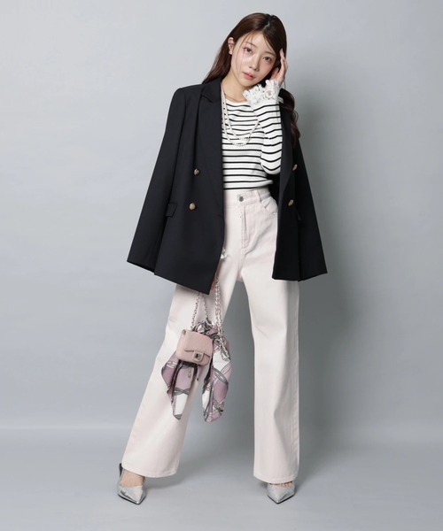 Apuweiser-riche(アプワイザーリッシェ)の「ベーシックデニム(その他パンツ・レディース・ブラウン/ネイビー/ブラック/ピンク・0/1/2)」の21枚目の写真