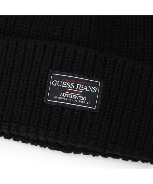 GUESS JEANS Patch Beanie ニット ビーニー | GUESS(ゲス) JAPAN 公式