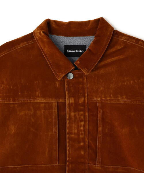 DANKE SCHON（ダンケシェーン）の「【WEB&DEPOT限定】DankeSchon/ダンケシェーン/FLOCKY DENIM JACKET（デニムジャケット・レディース・ブラック系その他/ブラック/ブラウン・M/L）」の21枚目の写真