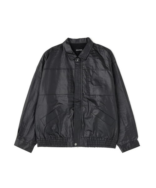 DANKE SCHON（ダンケシェーン）の「【WEB&DEPOT限定】DankeSchon/ダンケシェーン/FLOCKY DENIM JACKET（デニムジャケット・レディース・ブラック系その他/ブラック/ブラウン・M/L）」の2枚目の写真