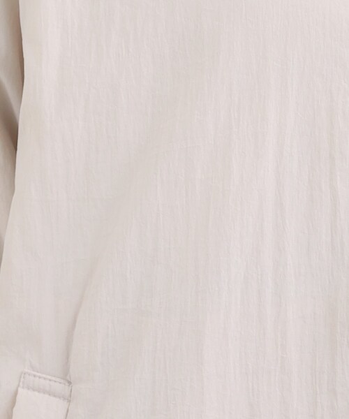 SHOO・LA・RUE（シューラルー）の「【洗濯機可/撥水/リバーシブル】 ノーカラー中綿ブルゾン（ブルゾン・レディース・ブラウン系/ブラック/ライトベージュ・01/04/03/02）」の13枚目の写真