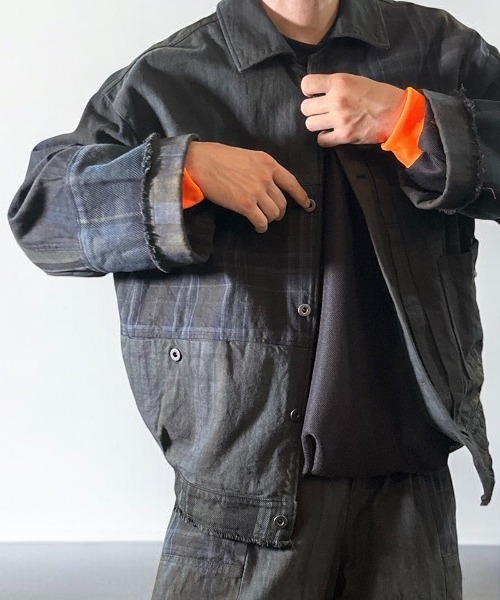 masterkey（マスターキー）の「mj11248-LAMP-JK ブルゾン(MK26S-O-05)（その他アウター・メンズ・ブラック・2/1）」の4枚目の写真