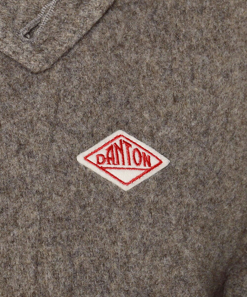 DANTON（ダントン）の「WOMEN'S WOOL PILE ROUND COLLAR JACKET（カバーオール・レディース・ネイビー/ベージュ/ベージュ系その他・34/38/36）」の16枚目の写真
