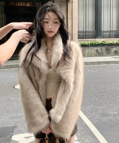 セール】エコファーボリュームコート（その他アウター）｜ViViDAY