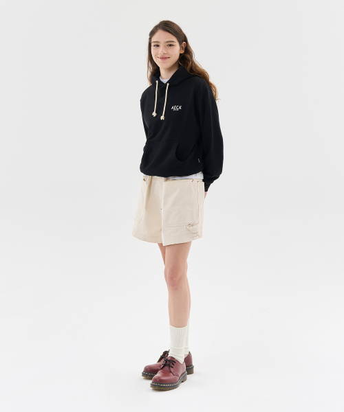 AECA（エイカ）の「AECA SIGNATURE HOODIE-BLACK（パーカー・レディース・その他・LARGE/X-LARGE/SMALL/MEDIUM）」の2枚目の写真