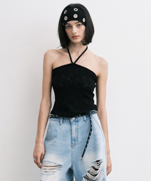 knit top (black)