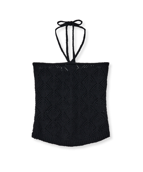 Midnight Move(ミッドナイトムーブ)の「knit top (black)(Tシャツ/カットソー・レディース・その他・FREE)」の2枚目の写真