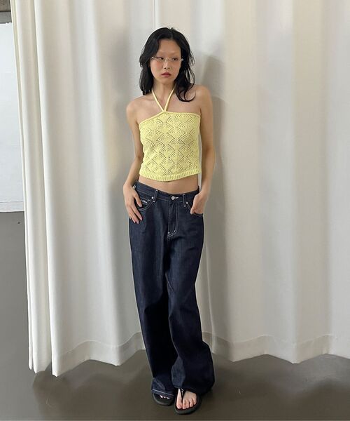 Midnight Move(ミッドナイトムーブ)の「knit top (black)(Tシャツ/カットソー・レディース・その他・FREE)」の7枚目の写真