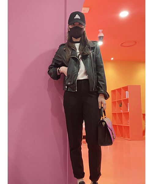 MUSINSA STANDARD WOMAN（ムシンサスタンダードウーマン）の「レディースフルイドスリムストレートスラックス[ブラック]（スラックス・レディース・その他・29/30/31/25/26/27/28/32/24/34）」の10枚目の写真