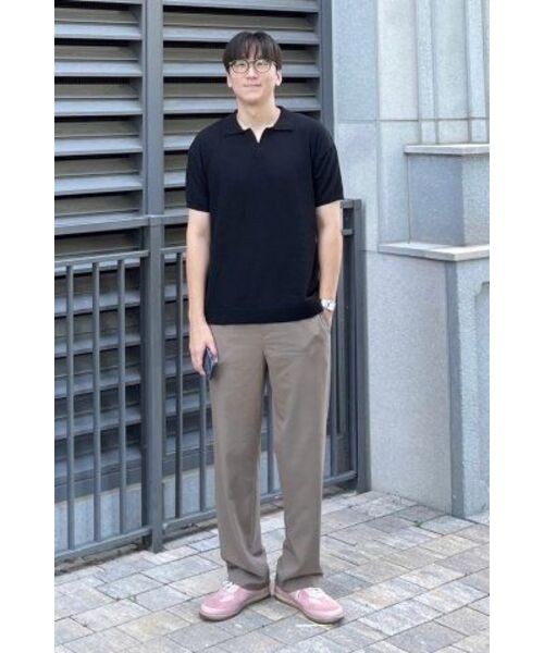 MUSINSA STANDARD（ムシンサスタンダード）の「ジェンダーレスワイドバンディングスラックス[ダスティベージュ]（スラックス・レディース・その他・38/42/36/34/32/30/24/26/28）」の3枚目の写真