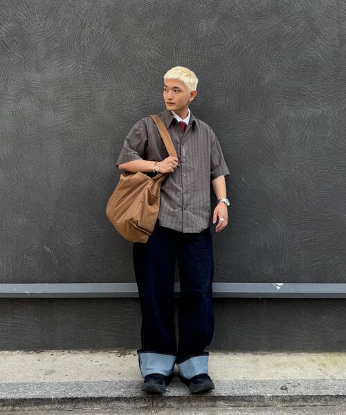 MUSINSA STANDARD（ムシンサスタンダード）の「リラックスドリネンライク半袖シャツ[ホワイト]（シャツ/ブラウス・メンズ・その他・LARGE/X-LARGE/XX-LARGE/SMALL/MEDIUM）」の10枚目の写真