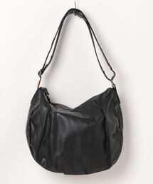 【UNIVERSAL OVERALL】 ECO レザーホーボーショルダー(L) UVO-221