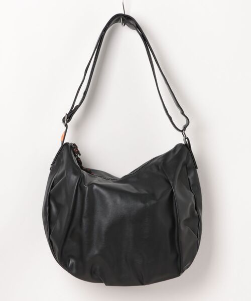 【UNIVERSAL OVERALL】 ECO レザーホーボーショルダー（L) UVO-221