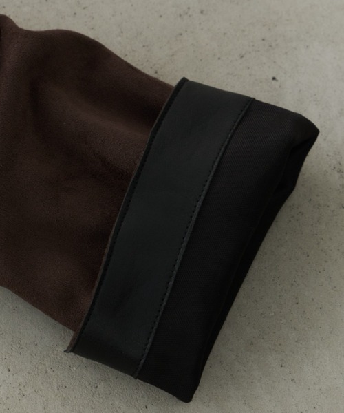 Unitage（ユニテージ）の「フェイクスウェードロングブーツ（ブーツ・レディース・ブラック/ブラウン・MEDIUM/LARGE）」の18枚目の写真