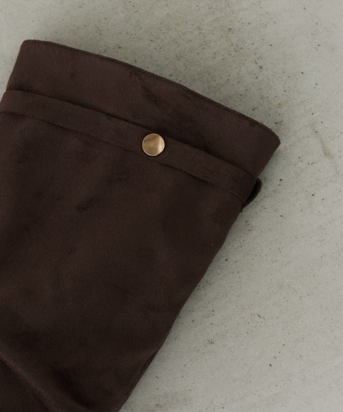 Unitage（ユニテージ）の「フェイクスウェードロングブーツ（ブーツ・レディース・ブラック/ブラウン・MEDIUM/LARGE）」の19枚目の写真