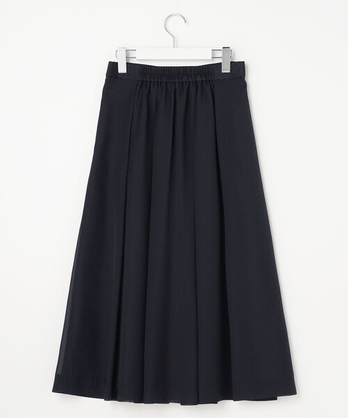 ANY SIS(エニィスィス)の「シャイニータック スカート(スカート・レディース・ネイビー系/ベージュ系・X-LARGE)」の7枚目の写真