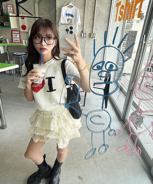 チュチュパンツスカートクリーム（スカート）｜ROUGHNECK（ラフネック