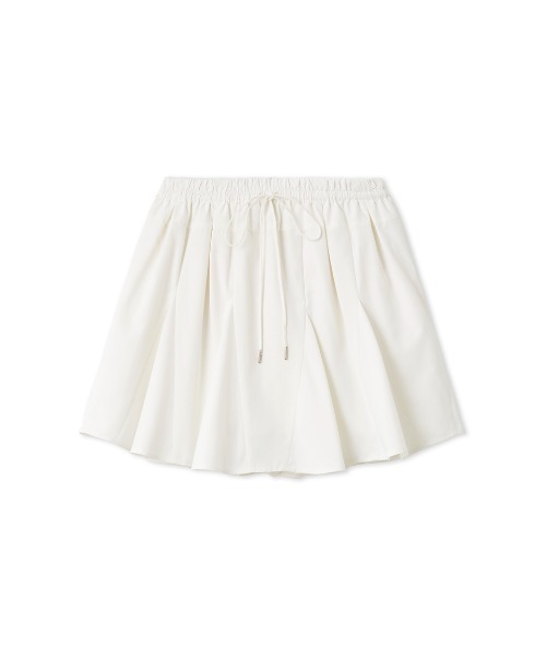 SNIDEL(スナイデル)の「フレアミニスカショーパン(その他パンツ・レディース・ホワイト/ネイビー/ブラック・0/1)」の2枚目の写真