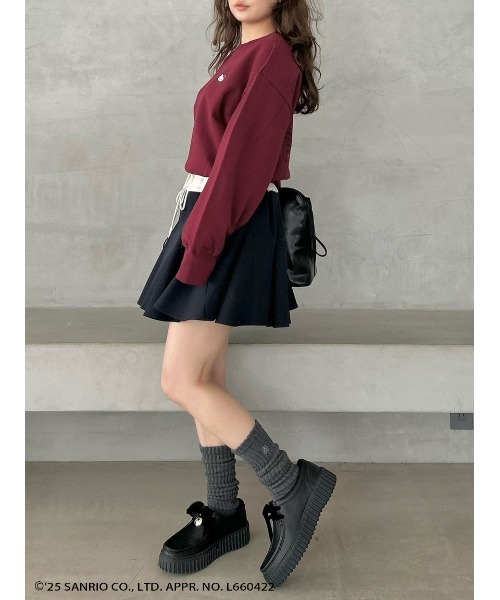 SNIDEL(スナイデル)の「フレアミニスカショーパン(その他パンツ・レディース・ホワイト/ネイビー/ブラック・0/1)」の6枚目の写真