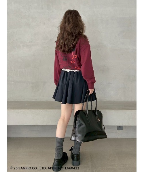 SNIDEL(スナイデル)の「フレアミニスカショーパン(その他パンツ・レディース・ホワイト/ネイビー/ブラック・0/1)」の7枚目の写真