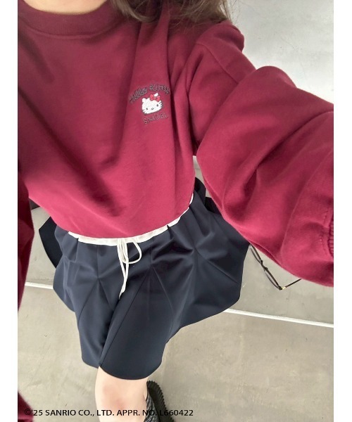 SNIDEL(スナイデル)の「フレアミニスカショーパン(その他パンツ・レディース・ホワイト/ネイビー/ブラック・0/1)」の5枚目の写真