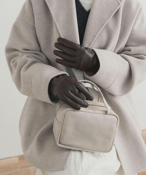 URBAN RESEARCH DOORS(アーバンリサーチドアーズ)の「レザーグローブ(手袋・レディース・ブラック/ブラウン・ONE)」の3枚目の写真