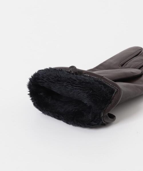URBAN RESEARCH DOORS(アーバンリサーチドアーズ)の「レザーグローブ(手袋・レディース・ブラック/ブラウン・ONE)」の7枚目の写真
