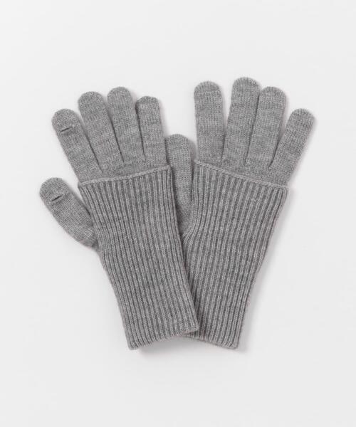 SMELLY（スメリー）の「2WAYホールタッチグローブ（手袋・レディース・ホワイト/グレー・-）」の10枚目の写真