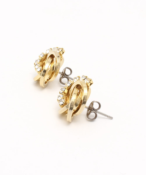 OUTLET（アウトレット）の「【ear PAPILLONNER】ウズマキレーンP（ピアス（両耳用）・レディース・ゴールド・FREE）」の2枚目の写真