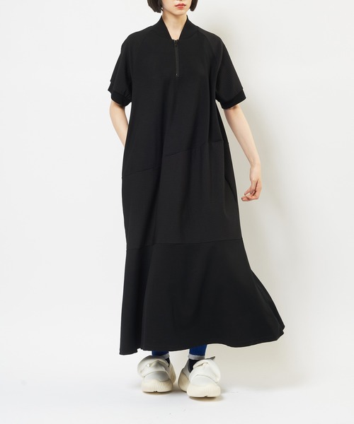 ミックス切替ワンピース（ワンピース）｜gomme（ゴム）のファッション