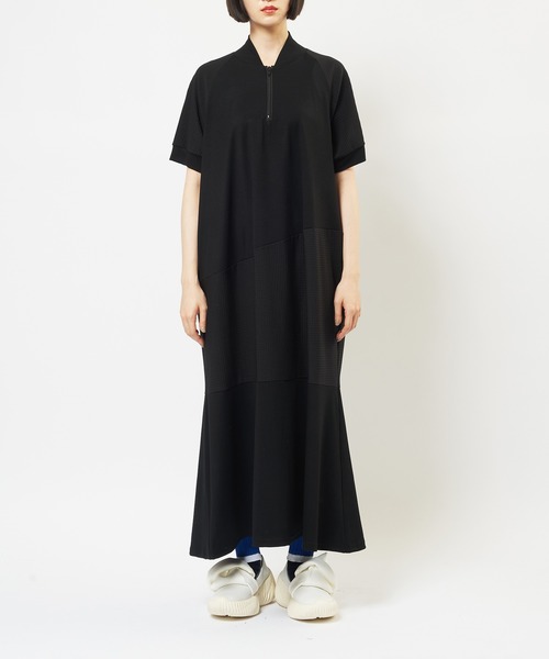 gomme（ゴム）の「ミックス切替ワンピース（ワンピース・レディース・ブラック・MEDIUM）」の14枚目の写真