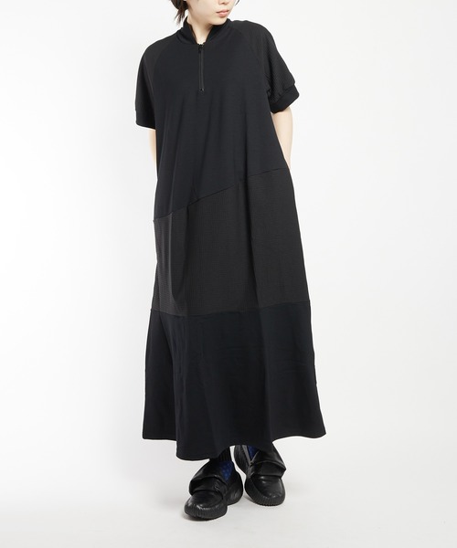 gomme（ゴム）の「ミックス切替ワンピース（ワンピース・レディース・ブラック・MEDIUM）」の21枚目の写真