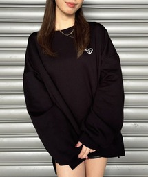 EGOIST（エゴイスト）の「ハートロゴプルオーバー（スウェット・レディース）」