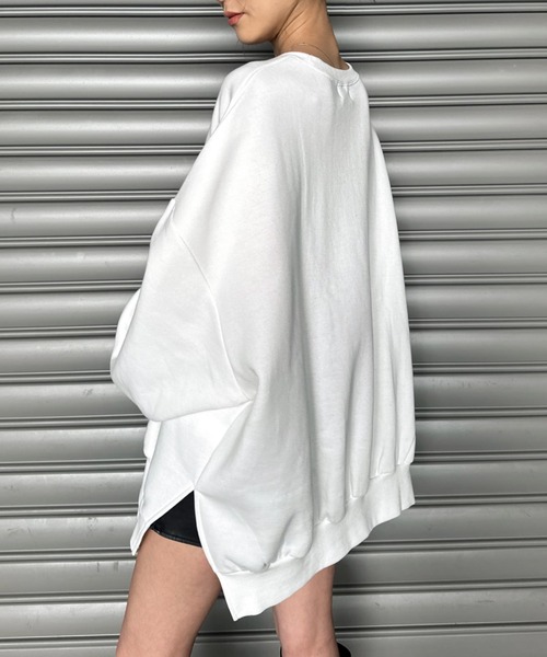 EGOIST（エゴイスト）の「ハートロゴプルオーバー（スウェット・レディース・ブラック/ホワイト/ボルドー/ネイビー・FREE）」の12枚目の写真