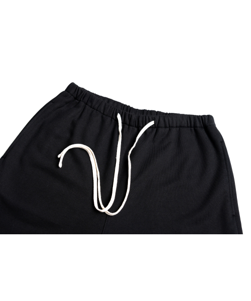 CONNECT KINLOCH（コネクトキンロック）の「ストリングワイドフィットジョガースウェットパンツ[ブラック]（スウェットパンツ・メンズ・ブラック・LARGE/SMALL/MEDIUM）」の4枚目の写真