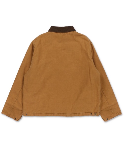 SPINNS（スピンズ）の「【短丈】中綿ダック地デトロイトジャケット/キルティング裏地/古着風/ユニセックス（ブルゾン・メンズ・スミクロ/ブルー系その他/キャメル/ブラック・L/M）」の11枚目の写真