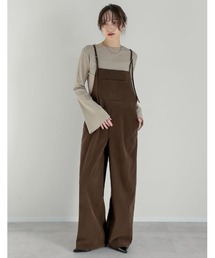 Re:EDIT | [ZOZOTOWN限定][低身長/高身長サイズ有]コーデュロイナローストラップサロペット(サロペット/オーバーオール)