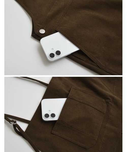 Re:EDIT（リエディ）の「[ZOZOTOWN限定][低身長/高身長サイズ有]コーデュロイナローストラップサロペット（サロペット/オーバーオール・レディース・ブラック/ネイビー/ブラウン・SHORT/MEDIUM/TALL/LARGE）」の19枚目の写真