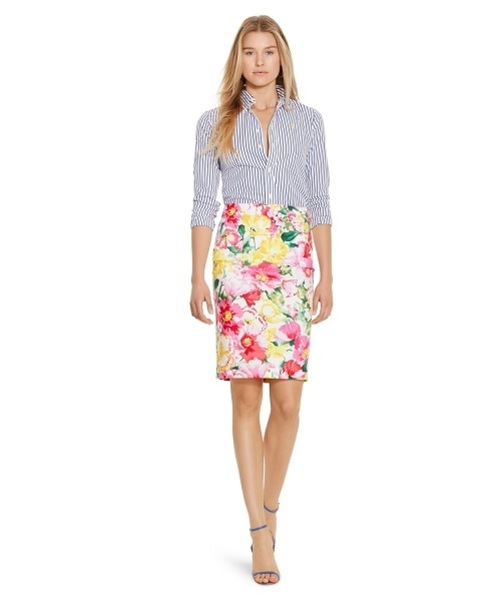 POLO RALPH LAUREN（ポロ ラルフ ローレン）の「カスタムフィット ストライプド シャツ（シャツ/ブラウス・レディース・ブルー系その他/ピンク系2/ブラック×ホワイト・4/6/10/12/0/2/14）」の18枚目の写真