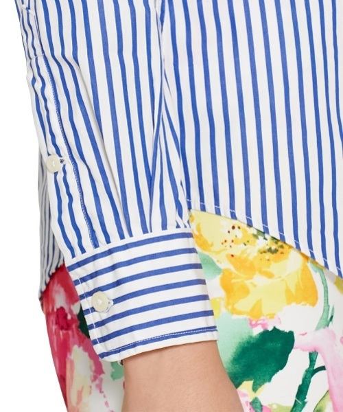 POLO RALPH LAUREN（ポロ ラルフ ローレン）の「カスタムフィット ストライプド シャツ（シャツ/ブラウス・レディース・ブルー系その他/ピンク系2/ブラック×ホワイト・4/6/10/12/0/2/14）」の16枚目の写真