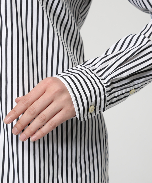 POLO RALPH LAUREN（ポロ ラルフ ローレン）の「カスタムフィット ストライプド シャツ（シャツ/ブラウス・レディース・ブルー系その他/ピンク系2/ブラック×ホワイト・4/6/10/12/0/2/14）」の13枚目の写真