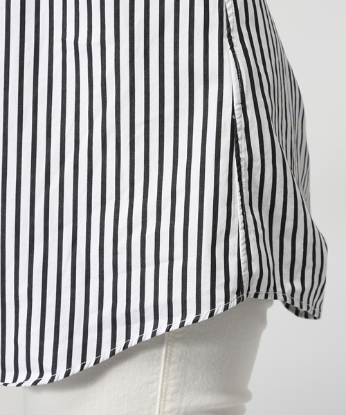 POLO RALPH LAUREN（ポロ ラルフ ローレン）の「カスタムフィット ストライプド シャツ（シャツ/ブラウス・レディース・ブルー系その他/ピンク系2/ブラック×ホワイト・4/6/10/12/0/2/14）」の14枚目の写真