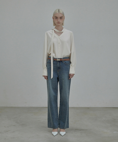 セール】ライトドロストデニムパンツ（デニムパンツ）｜LOUNGEDRESS