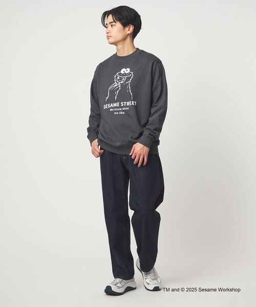 【KSTGさま専用】スウェット チャコール SIZE 4 crew neck rough sweat / charcoal（クルーネック ラフスウェット