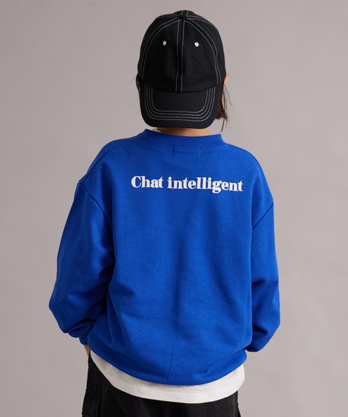 PAIRMANON STREET（ペアマノンストリート）の「裏毛 前後プリント スウェット トレーナー【PAIRMANON STREET】（スウェット・キッズ・レッド/グレー/ブラック系その他/ブルー/ブラック・100/110/120/130/140/150/160/90）」の21枚目の写真