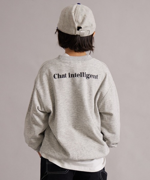 PAIRMANON STREET（ペアマノンストリート）の「裏毛 前後プリント スウェット トレーナー【PAIRMANON STREET】（スウェット・キッズ・レッド/グレー/ブラック系その他/ブルー/ブラック・100/110/120/130/140/150/160/90）」の16枚目の写真