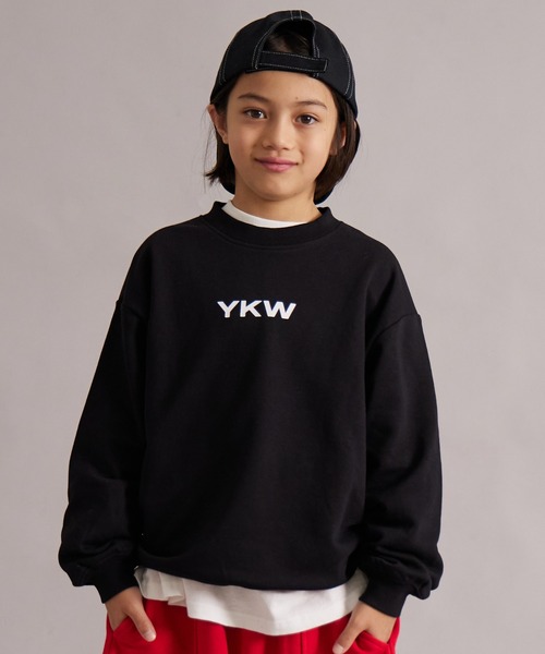 PAIRMANON STREET（ペアマノンストリート）の「裏毛 前後プリント スウェット トレーナー【PAIRMANON STREET】（スウェット・キッズ・レッド/グレー/ブラック系その他/ブルー/ブラック・100/110/120/130/140/150/160/90）」の10枚目の写真