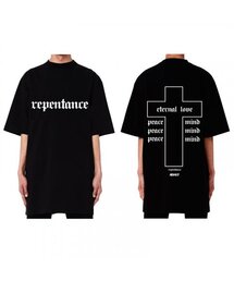 RESPECT（リスペクト）の「[500g] リペンタンス クロス 半袖Tシャツ ブラック（Tシャツ/カットソー）」