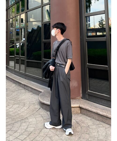 HAH ARCHIVE(ハーアーカイブ)の「Round Stitch Crossbody Bag M (Black Edition)(メッセンジャーバッグ・レディース・その他・FREE)」の5枚目の写真