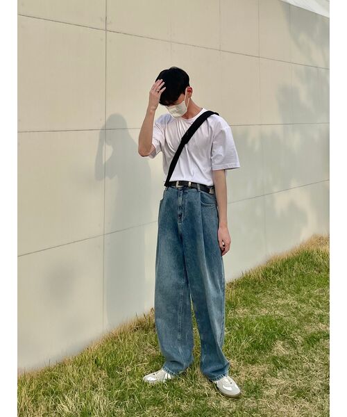HAH ARCHIVE(ハーアーカイブ)の「Round Stitch Crossbody Bag M (Black Edition)(メッセンジャーバッグ・レディース・その他・FREE)」の6枚目の写真